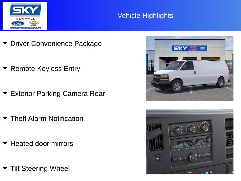 New 2025 Chevrolet Express 3500 Extended w/ Driver Convenience Package image 12