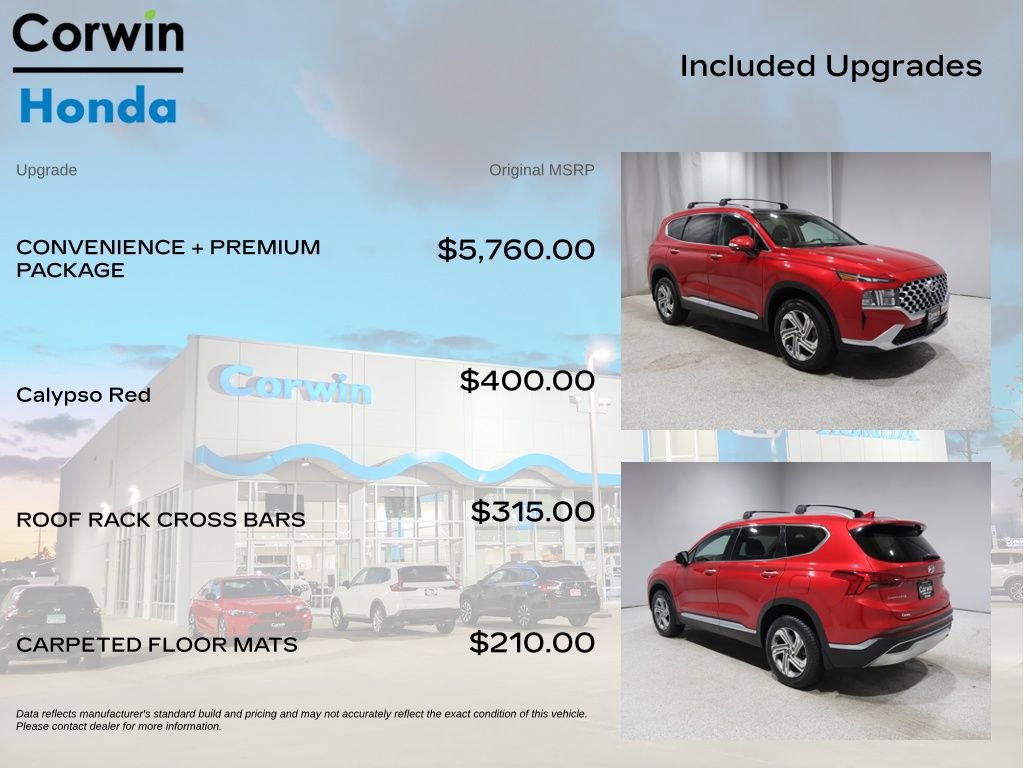 Used 2022 Hyundai Santa Fe SEL w/ Convenience + Premium Package AWD/4WD image 4