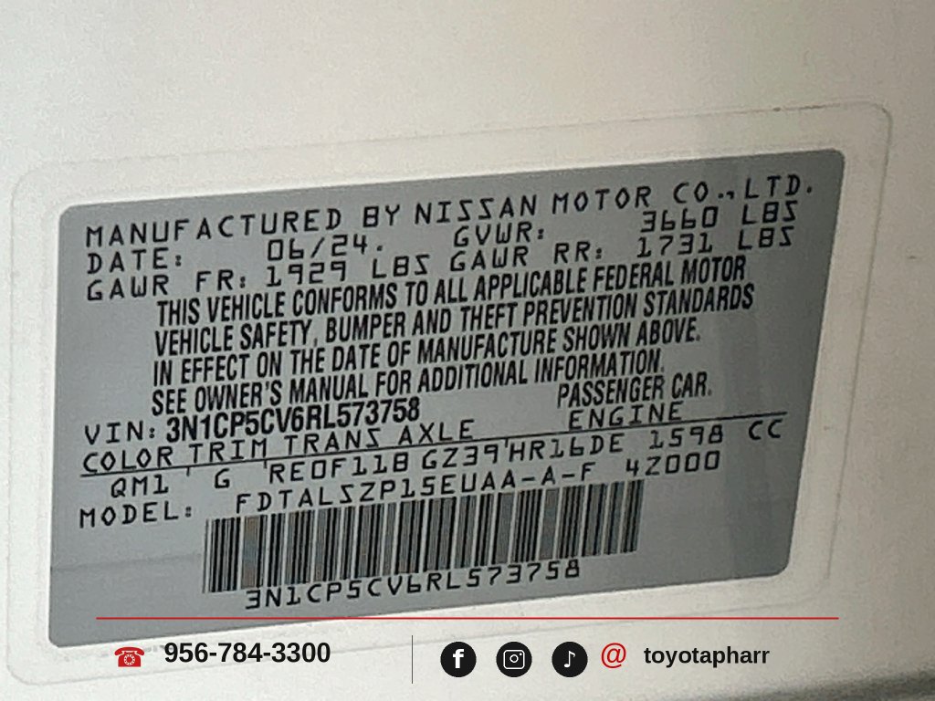 Used 2024 Nissan Kicks SV FWD image 28