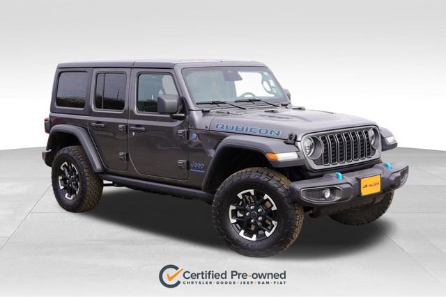 Certified 2025 Jeep Wrangler Unlimited Rubicon 4xe w/ Safety Group