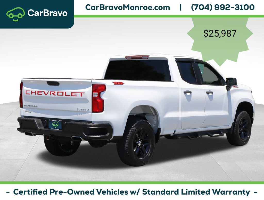 Certified 2019 Chevrolet Silverado 1500 Custom Trail Boss w/ Custom Convenience Package AWD/4WD image 7