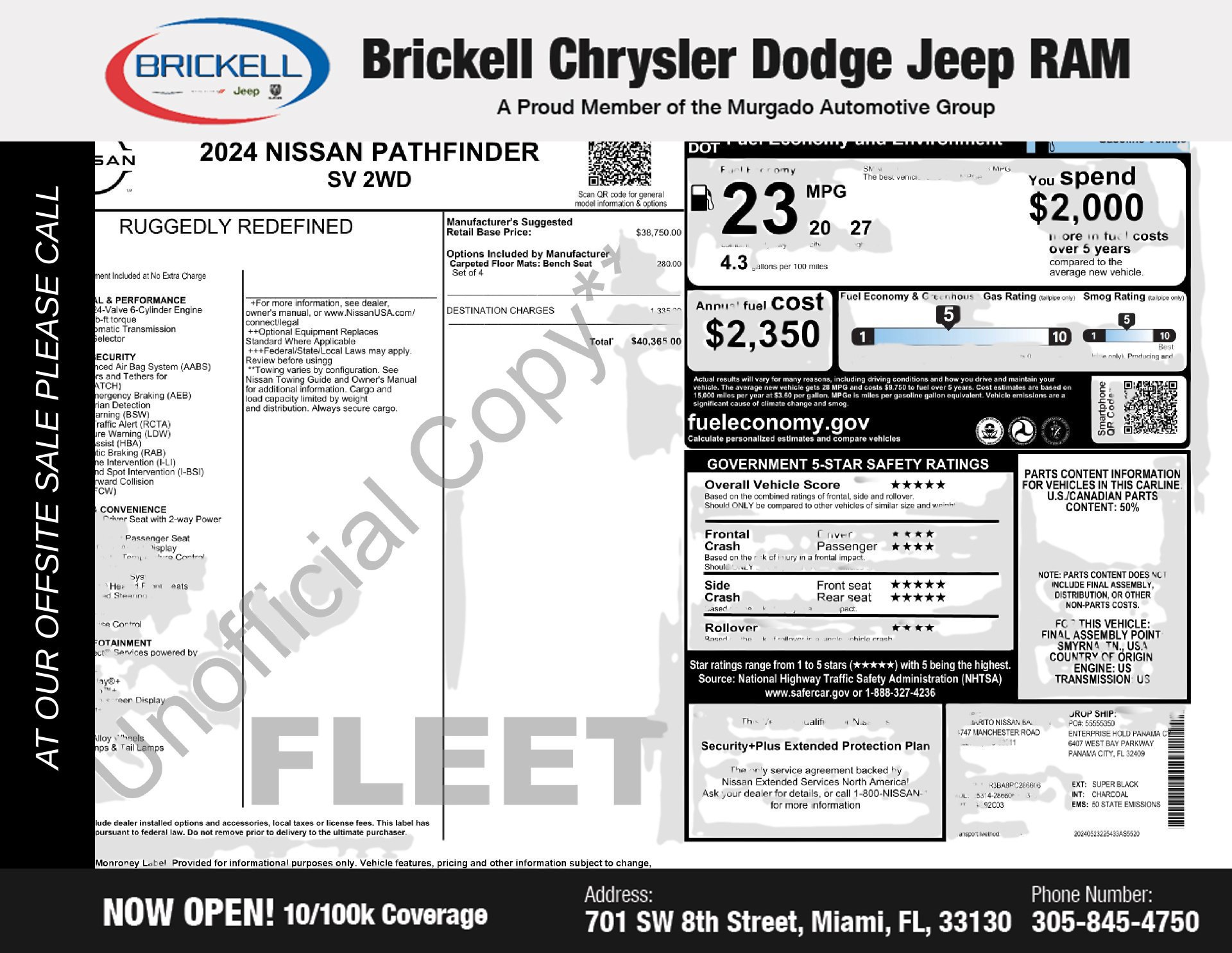 Used 2024 Nissan Pathfinder SV FWD image 38