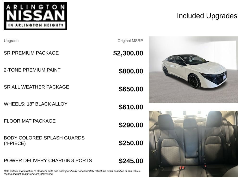 New 2026 Nissan Sentra SR w/ SR Premium Package FWD image 4