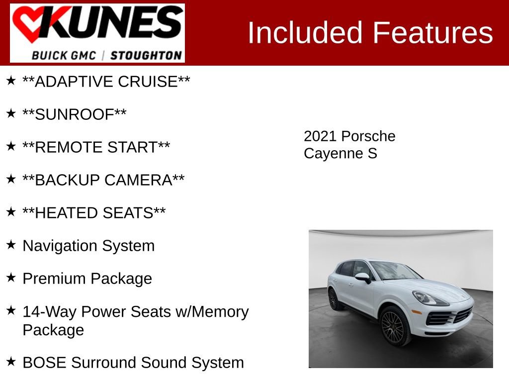 Used 2021 Porsche Cayenne S AWD/4WD image 2