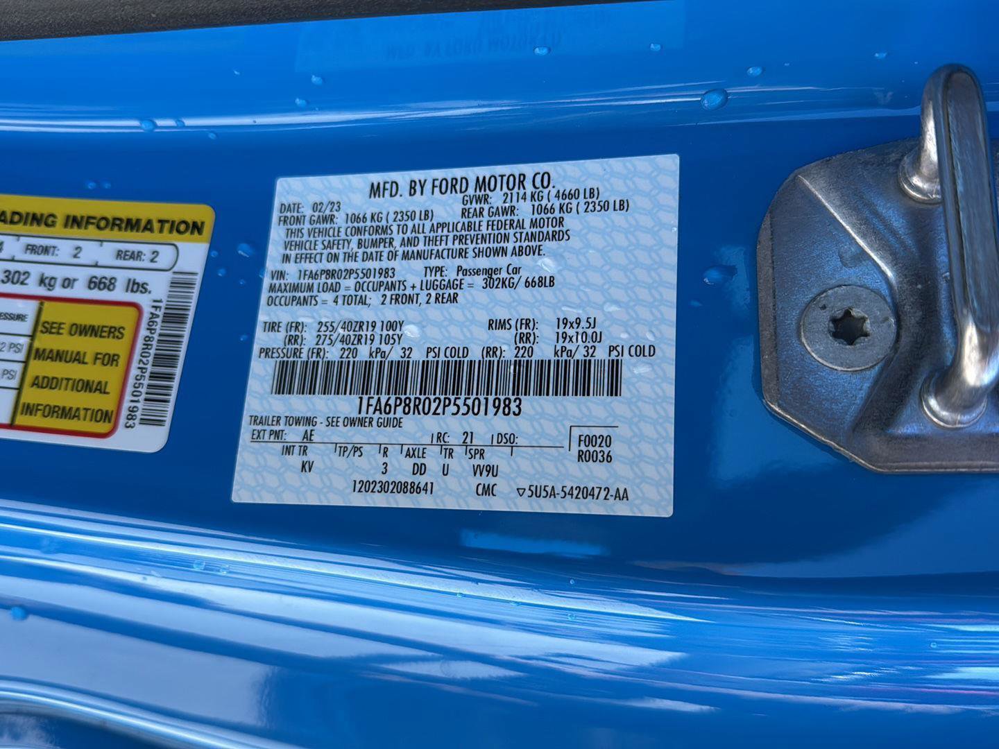 Used 2023 Ford Mustang Mach 1 w/ Equipment Group 700A image 34