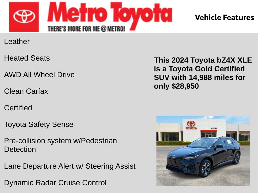 Certified 2024 Toyota bZ4X XLE w/ Weather Package AWD/4WD image 6