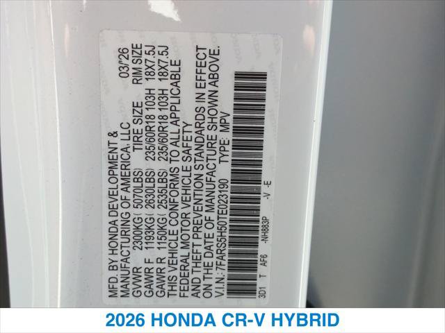 Certified 2026 Honda CR-V Sport image 26