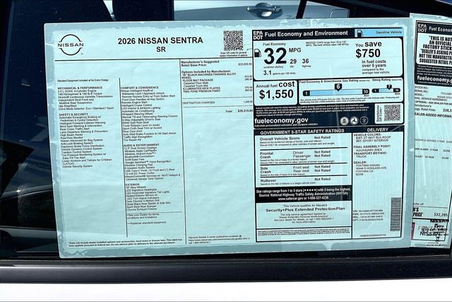 New 2026 Nissan Sentra SR image 13