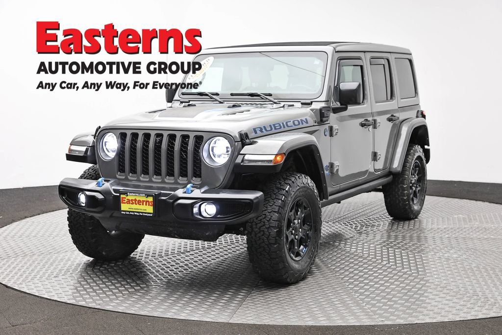 Used 2022 Jeep Wrangler Unlimited Rubicon 4xe w/ Cold Weather Group AWD/4WD image 1