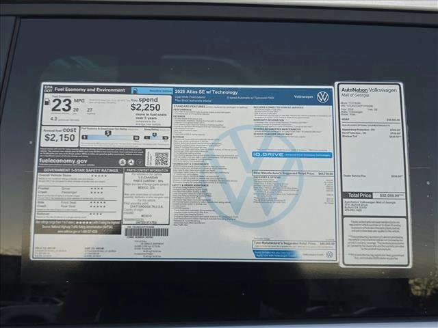 New 2026 Volkswagen Atlas SE image 18