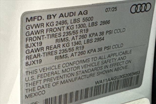 Used 2025 Audi Q5 Premium w/ Convenience Package AWD/4WD image 30