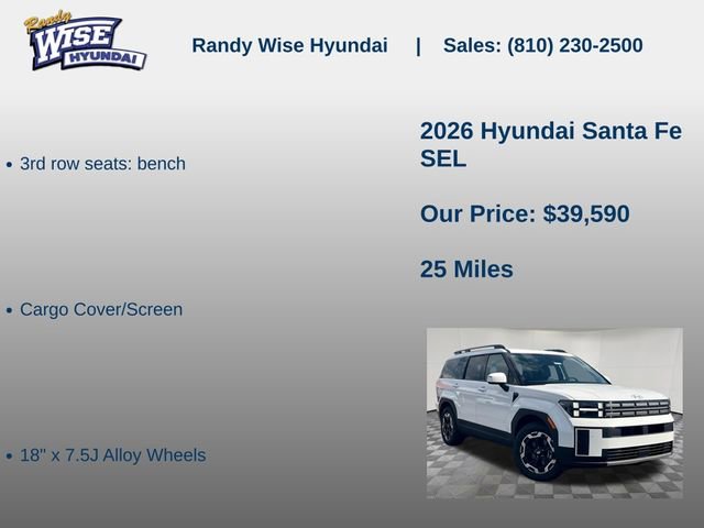 New 2026 Hyundai Santa Fe SEL AWD/4WD image 20