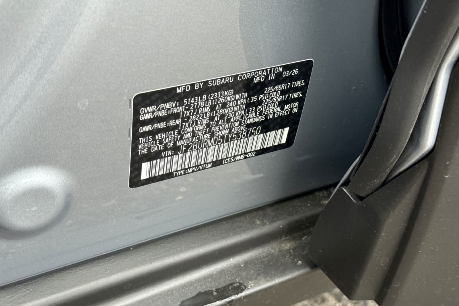 New 2026 Subaru Outback Wilderness AWD/4WD image 27