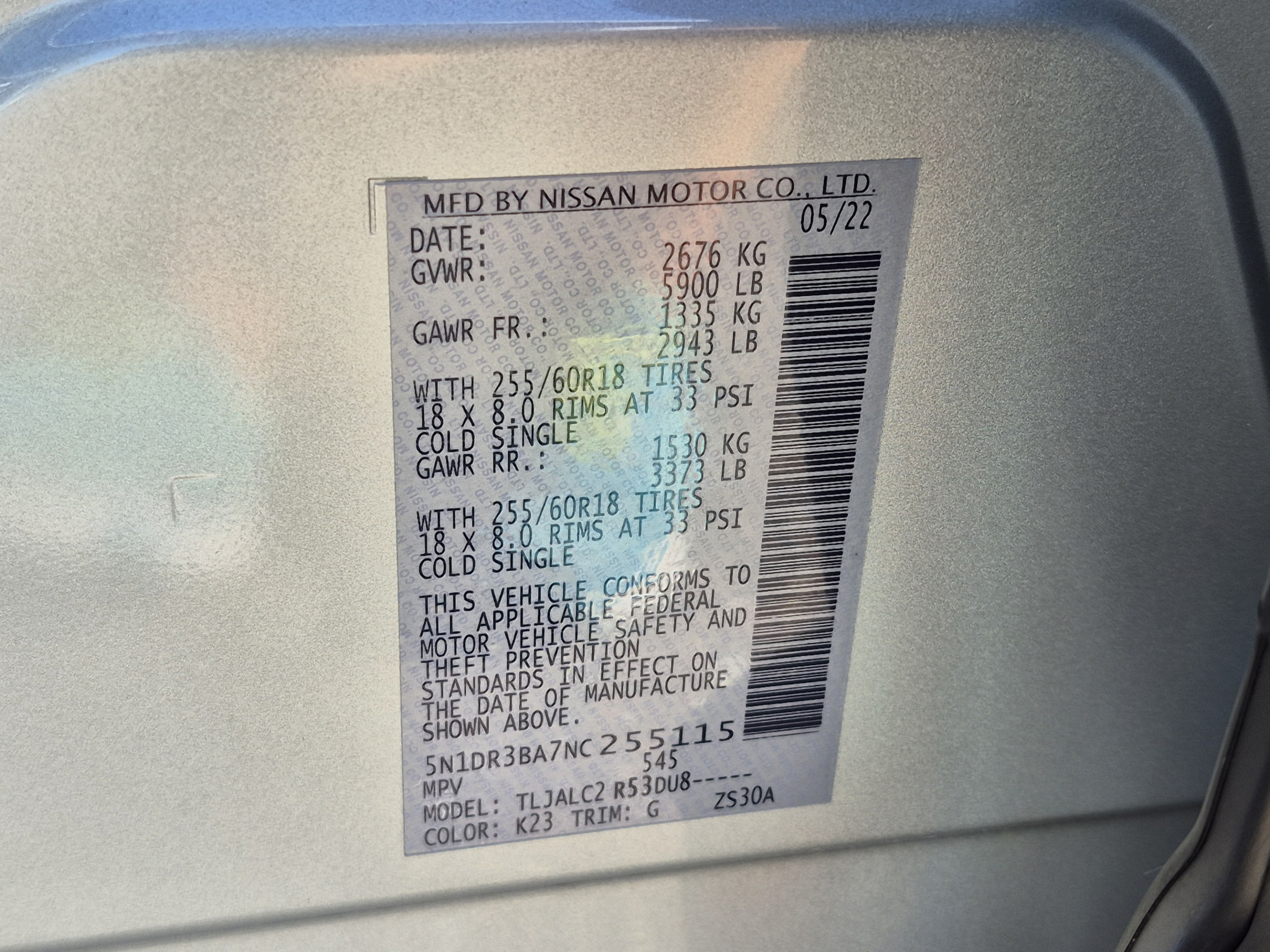 Certified 2022 Nissan Pathfinder SV FWD image 33