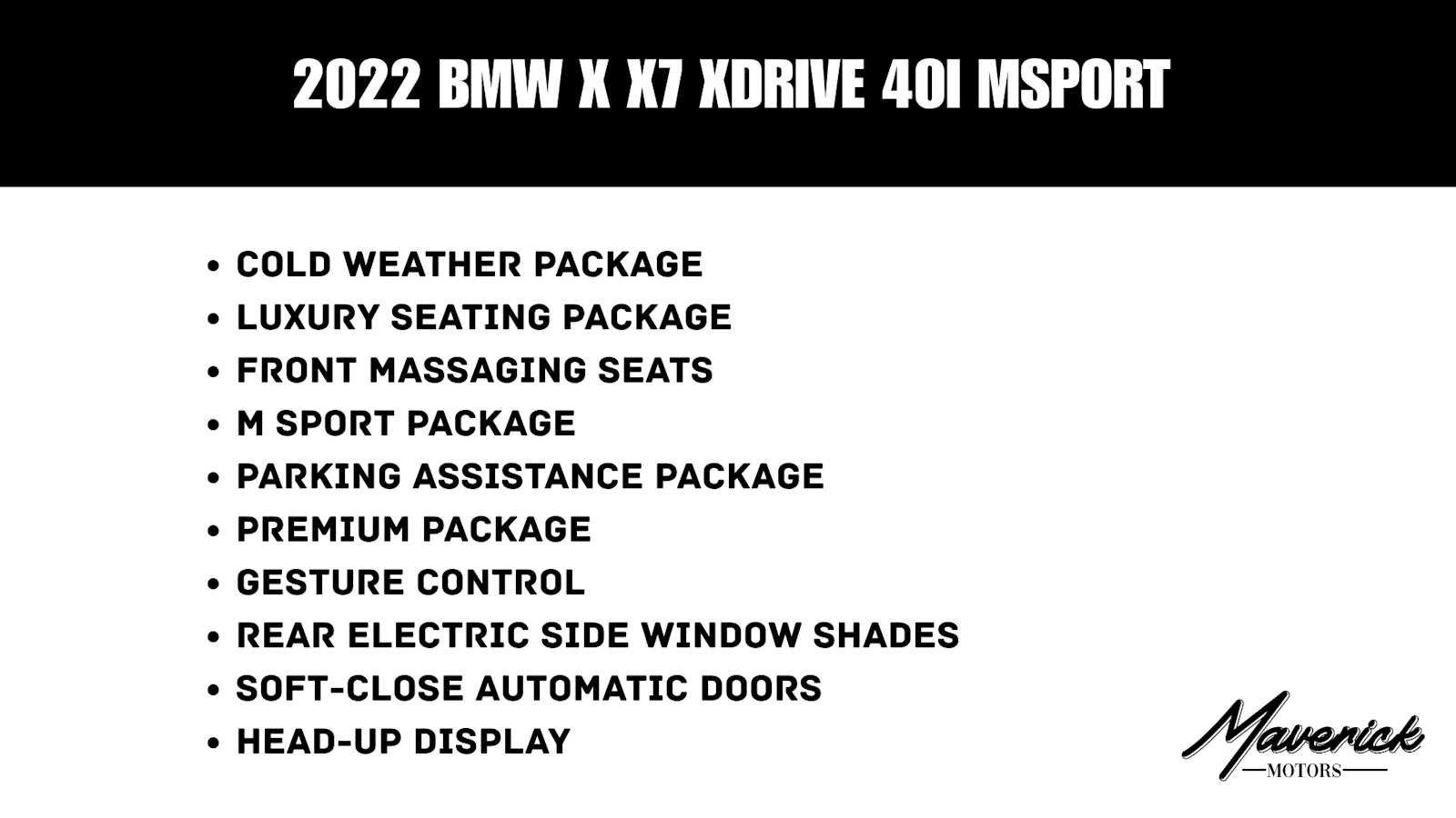 Used 2022 BMW X7 xDrive40i w/ M Sport Package image 63
