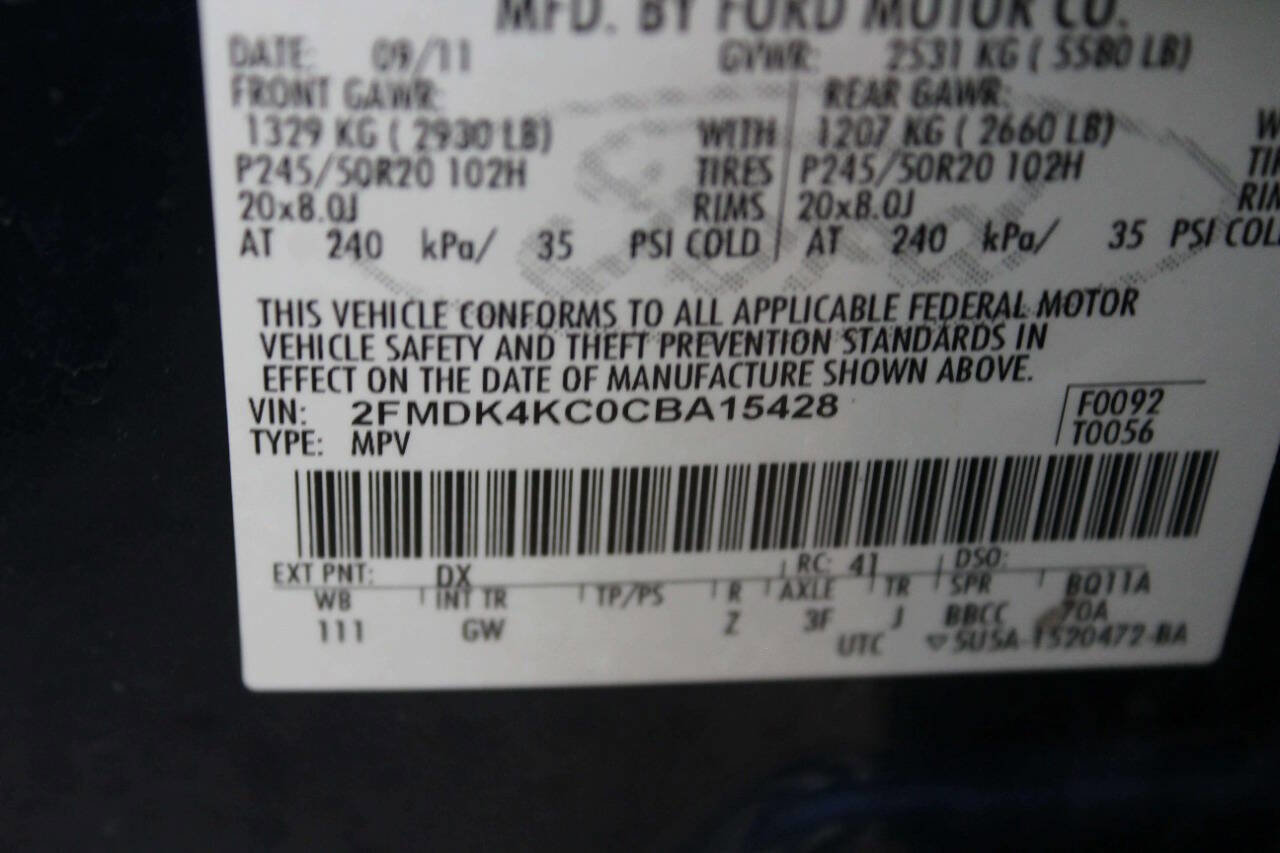 Used 2012 Ford Edge Limited AWD/4WD image 10