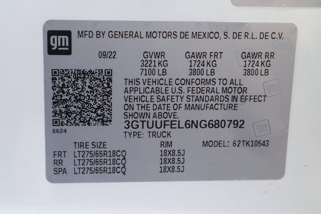 Used 2022 GMC Sierra 1500 AT4X image 59