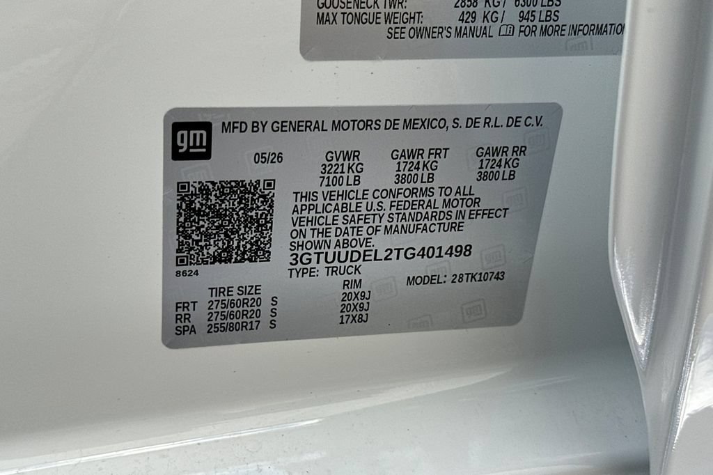 New 2026 GMC Sierra 1500 SLT w/ SLT Premium Plus Package AWD/4WD image 29