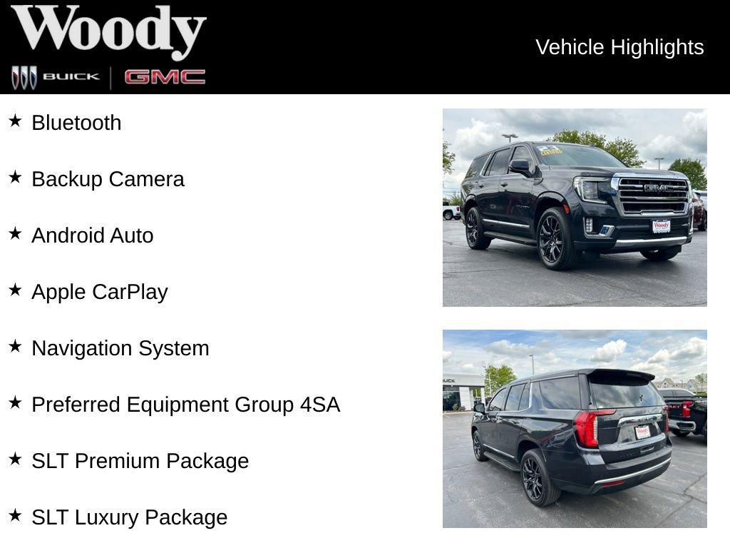 Certified 2023 GMC Yukon SLT w/ SLT Premium Package AWD/4WD image 3