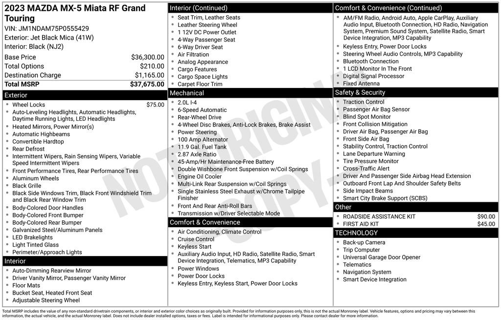 Certified 2023 MAZDA MX-5 Miata Grand Touring image 23
