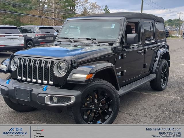 Certified 2023 Jeep Wrangler Unlimited Sahara w/ Cold Weather Group AWD/4WD image 1