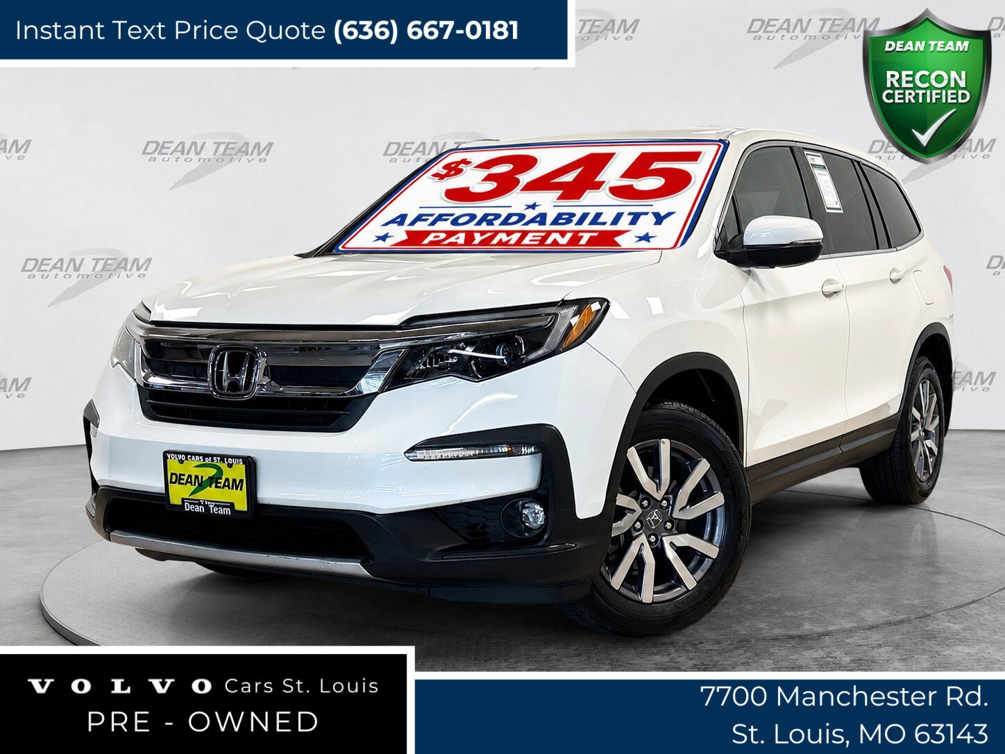 Used 2019 Honda Pilot EX-L