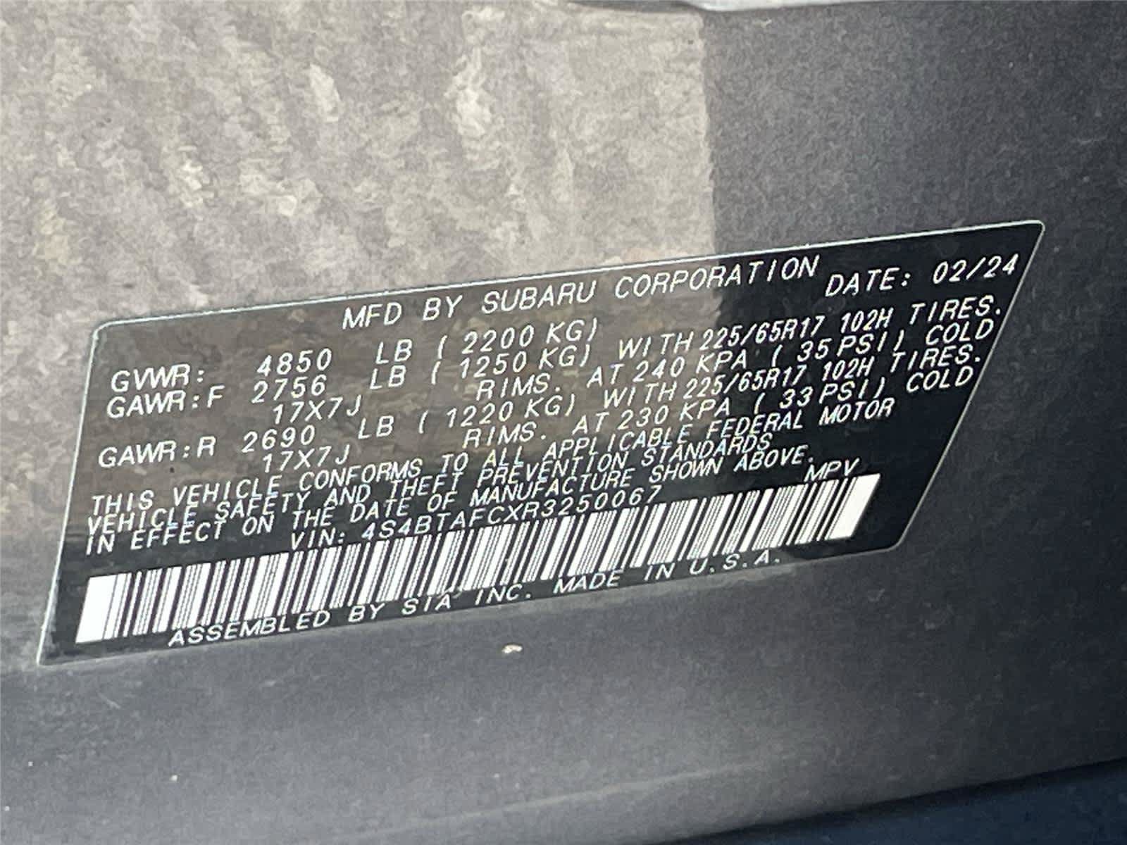Used 2024 Subaru Outback Premium AWD/4WD image 34