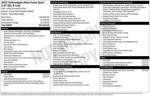 Used 2022 Volkswagen Atlas Cross Sport SEL R-Line AWD/4WD image 33