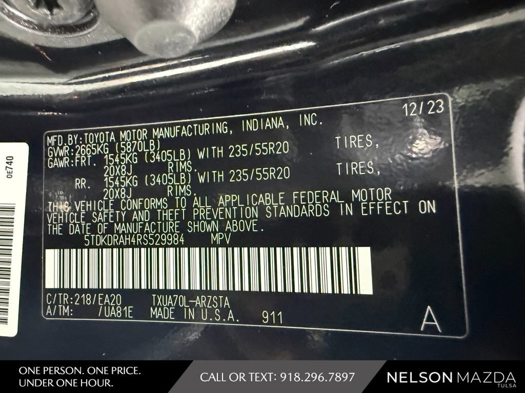 Used 2024 Toyota Highlander XSE FWD image 58