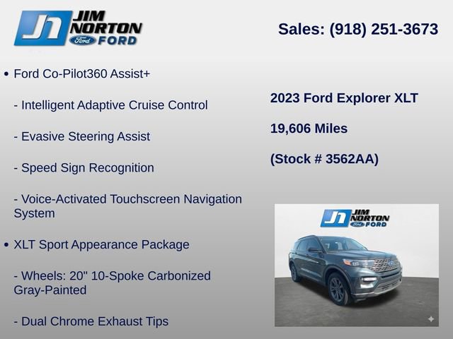 Used 2023 Ford Explorer XLT w/ Equipment Group 202A image 14