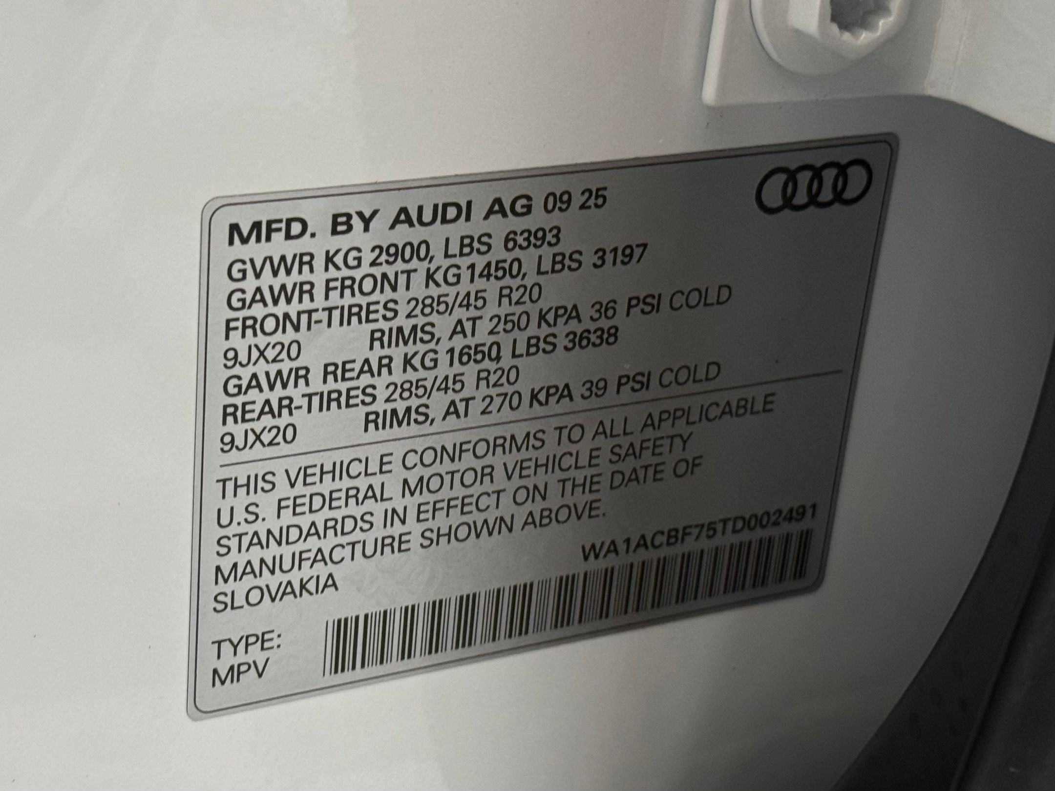 New 2026 Audi Q7 2.0T Premium image 20