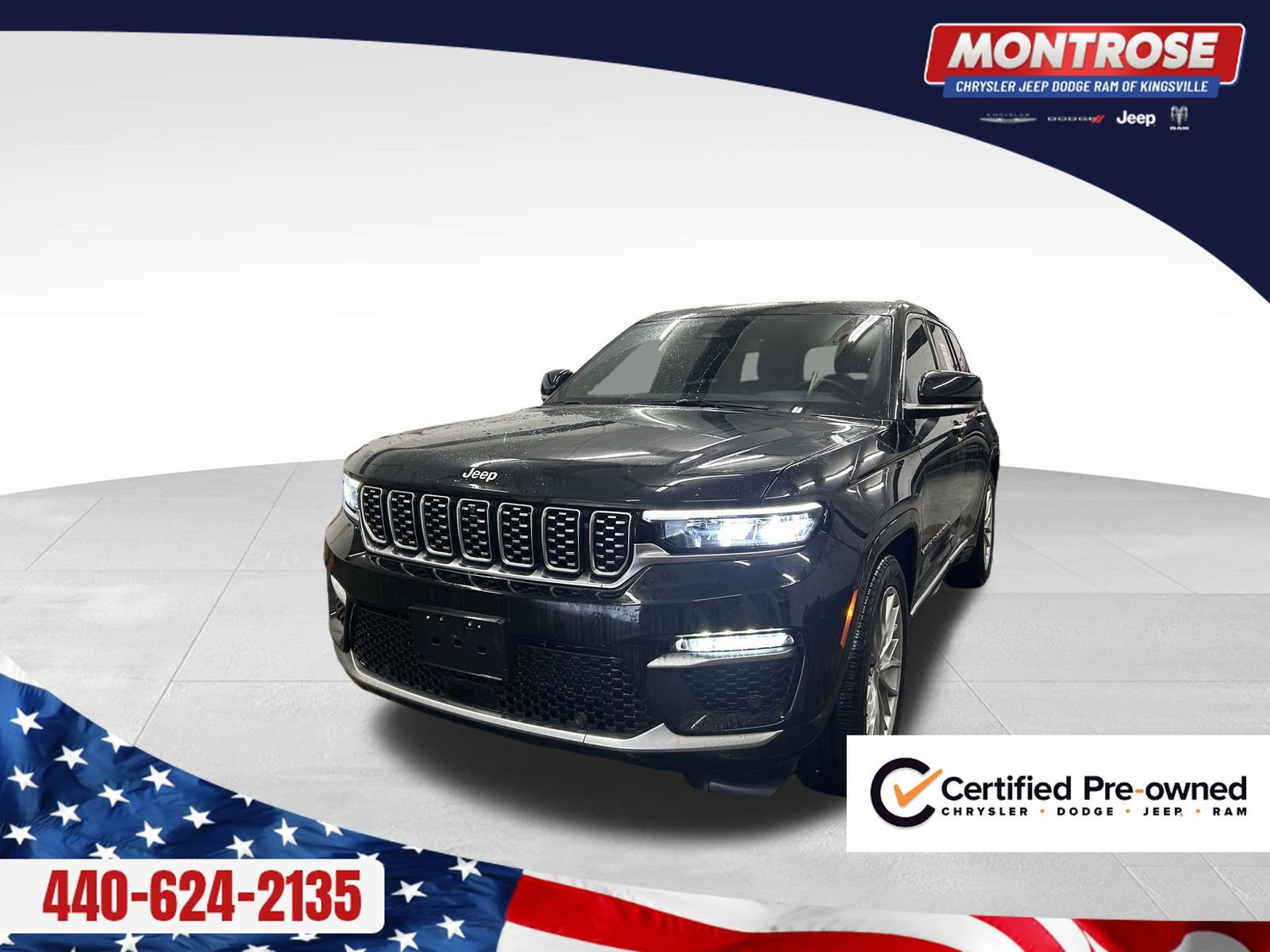 Certified 2023 Jeep Grand Cherokee Summit w/ Luxury Tech Group V