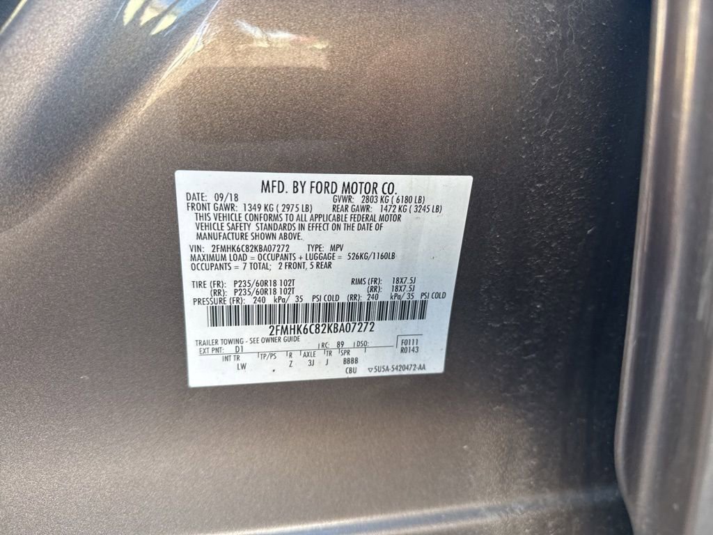 Used 2019 Ford Flex SEL w/ Equipment Group 202A AWD/4WD image 9