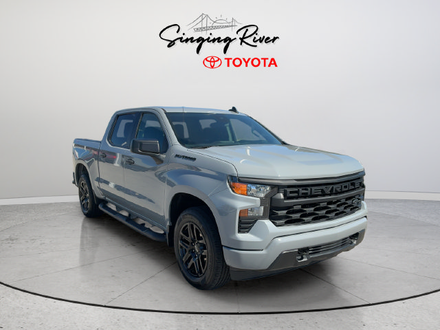 Used 2024 Chevrolet Silverado 1500 Custom w/ Turbomax Blackout Package AWD/4WD image 1