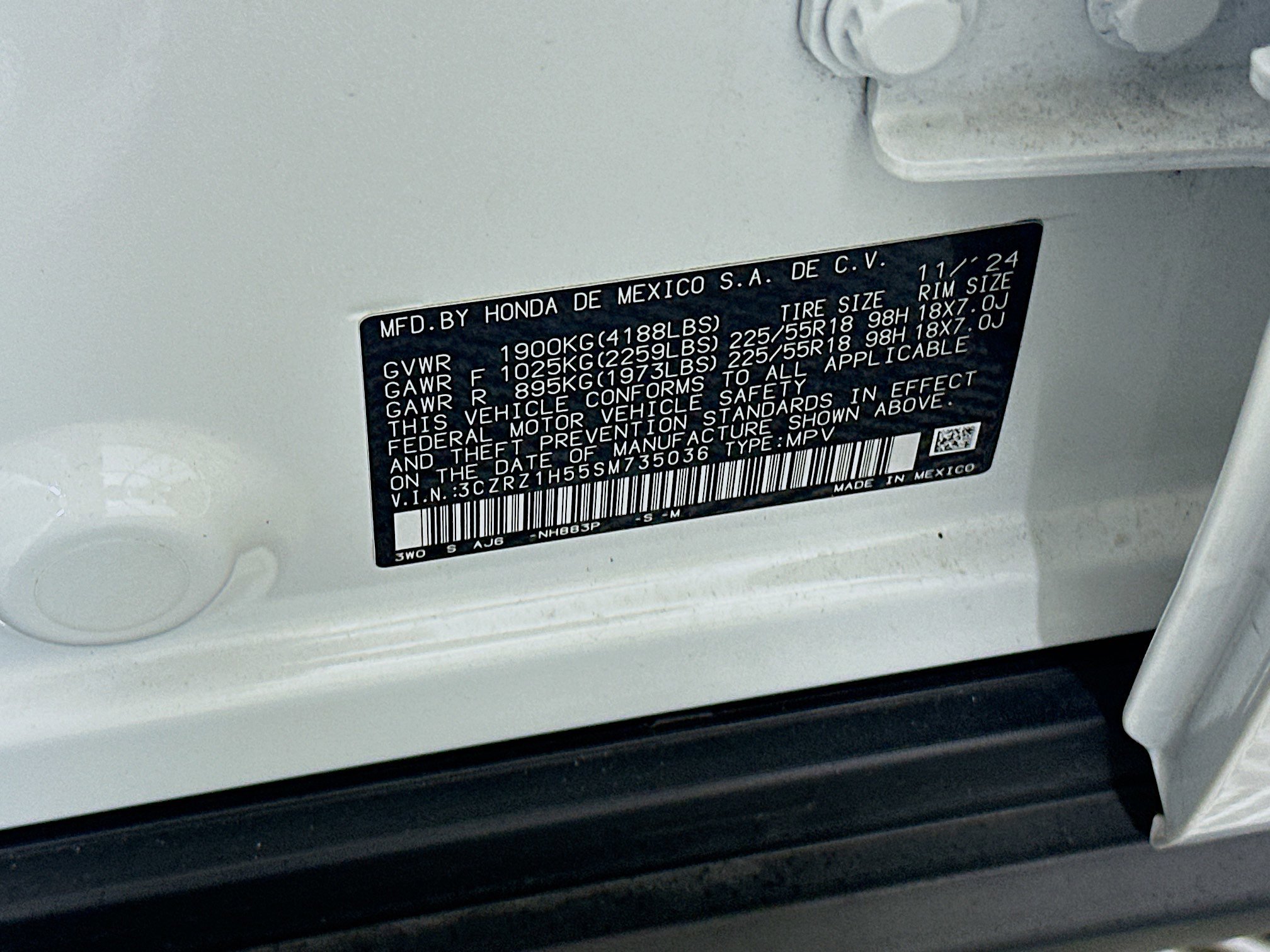 Used 2025 Honda HR-V Sport image 12