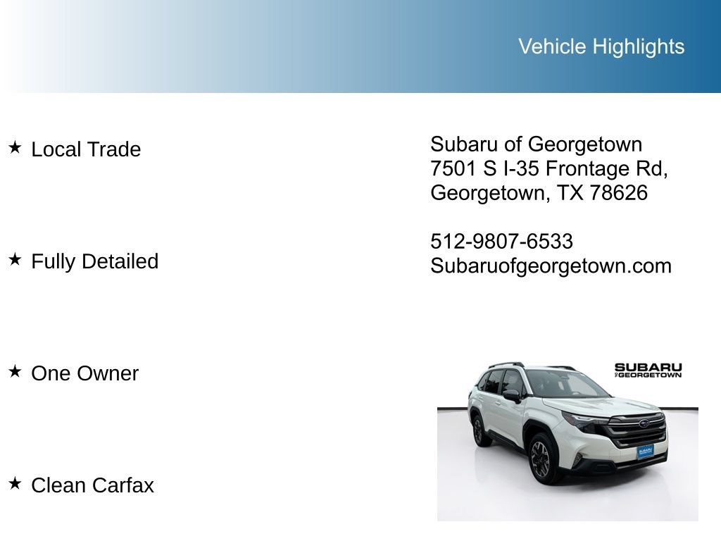 Certified 2026 Subaru Forester Premium AWD/4WD image 11