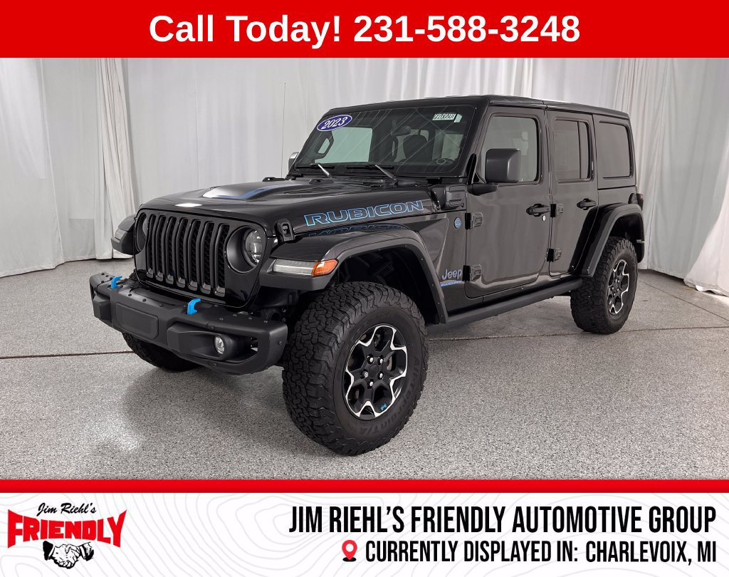 Used 2023 Jeep Wrangler Unlimited Rubicon 4xe w/ Steel Bumper Group AWD/4WD image 1