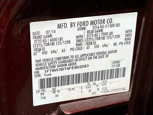 Used 2015 Ford F350 XLT w/ XLT Premium Package AWD/4WD image 12