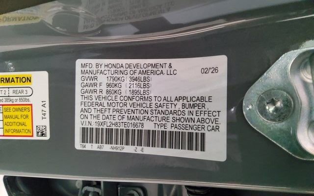 New 2026 Honda Civic Sport image 36