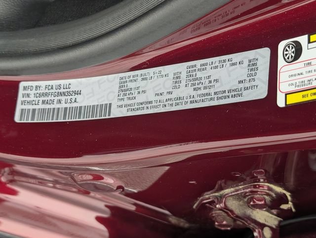 Certified 2022 RAM 1500 Big Horn AWD/4WD image 33