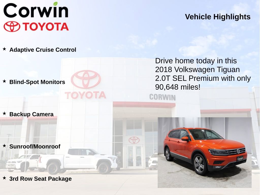 Used 2018 Volkswagen Tiguan SEL Premium w/ 3rd Row Seat Package image 7