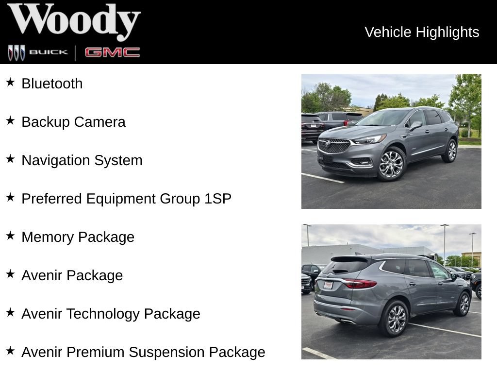Certified 2021 Buick Enclave Avenir w/ Avenir Technology Package AWD/4WD image 3