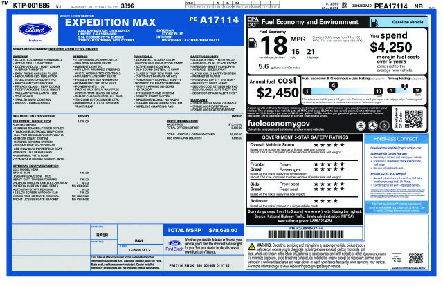 Used 2023 Ford Expedition Max Limited AWD/4WD image 12