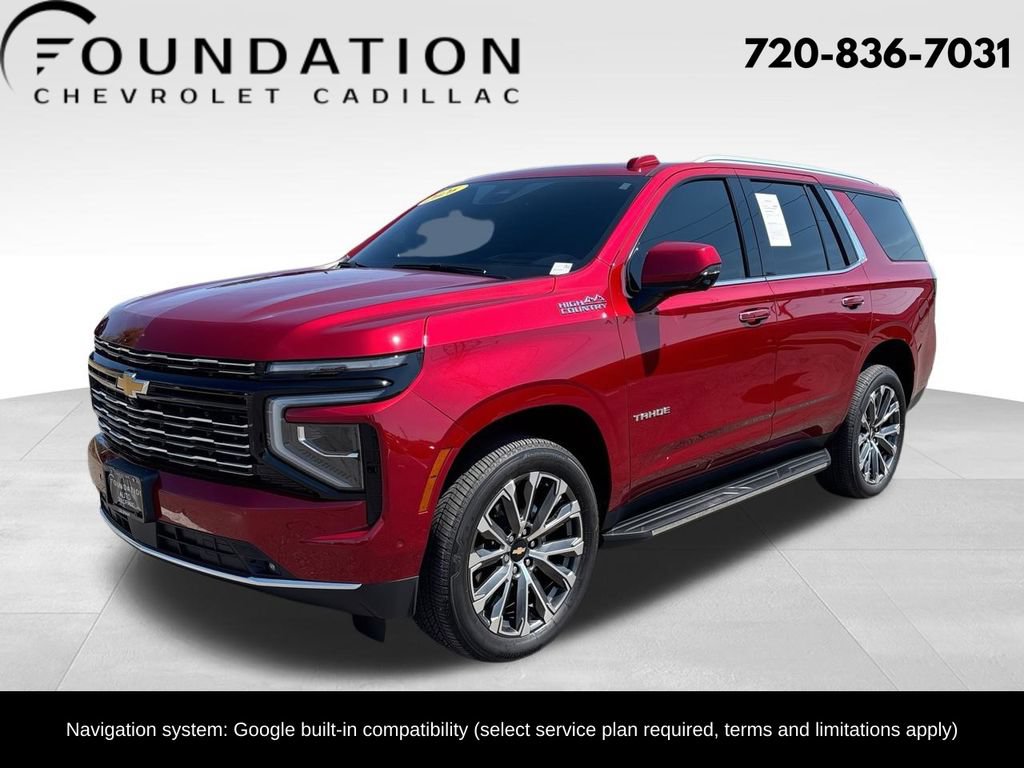 Certified 2026 Chevrolet Tahoe High Country w/ Sun And Tow Package AWD/4WD image 1