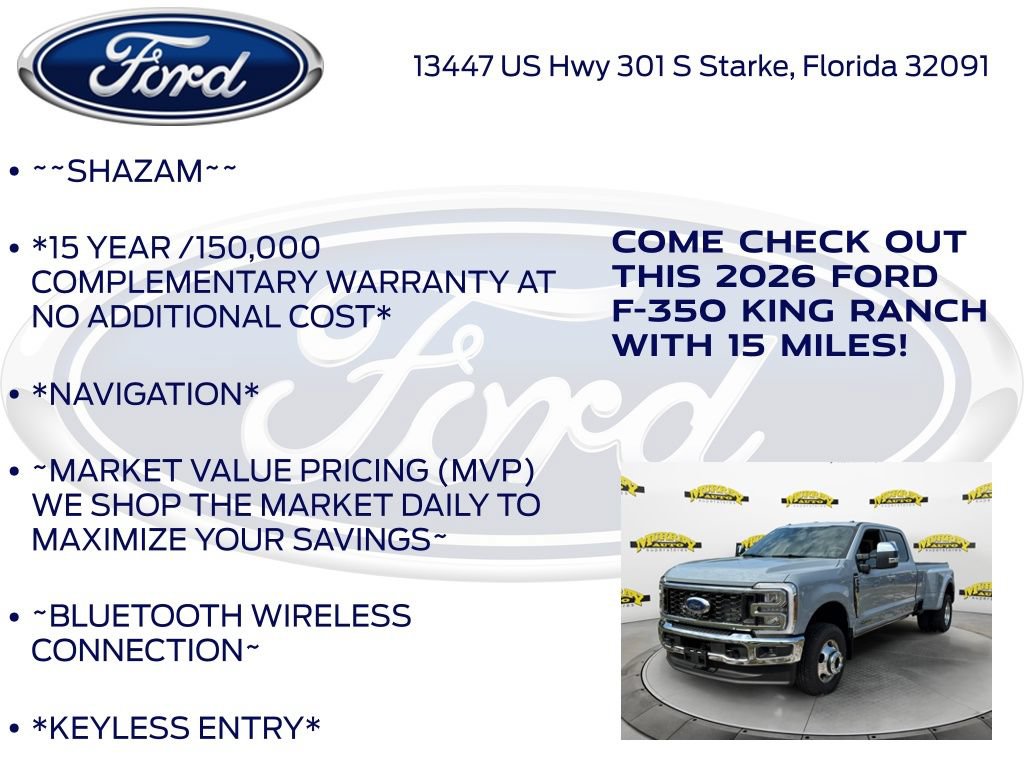 New 2026 Ford F350 King Ranch w/ Chrome Package AWD/4WD image 5