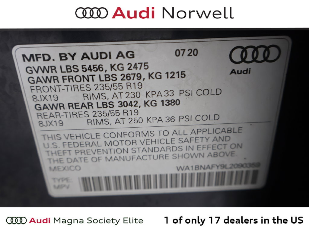 Used 2020 Audi Q5 2.0T Premium Plus AWD/4WD image 3