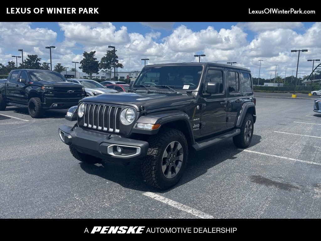 Used 2018 Jeep Wrangler Unlimited Sahara AWD/4WD image 1