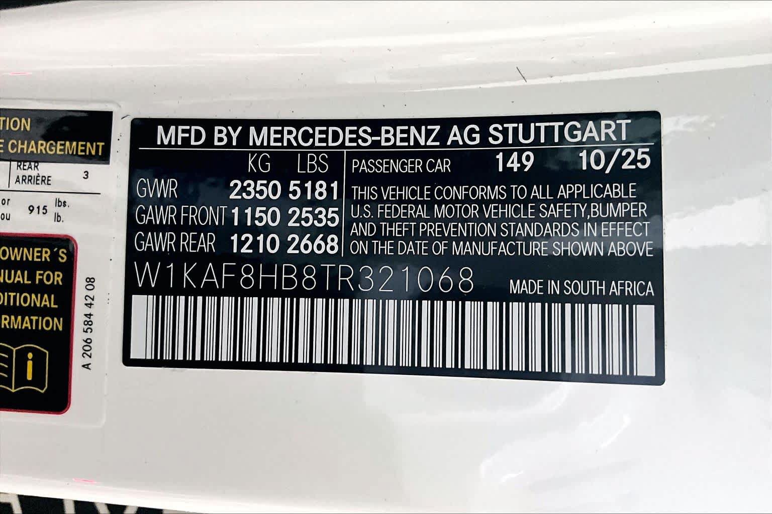 New 2026 Mercedes-Benz C 43 AMG 4MATIC Sedan image 13