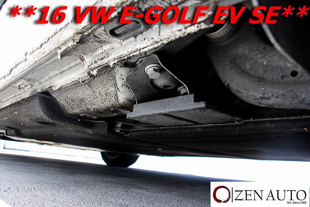 Used 2016 Volkswagen e-Golf SE FWD image 58