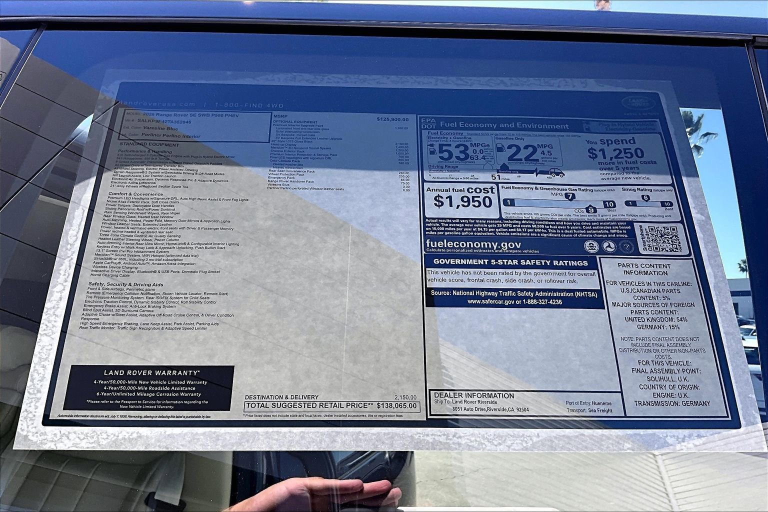 New 2026 Land Rover Range Rover SE image 14